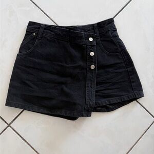 Zara Charcoal Denim Skirt